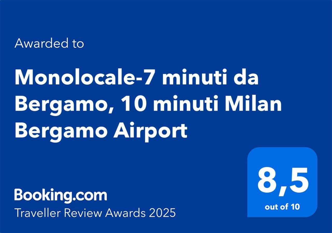 Апартаменты Monolocale-7 Minuti Da Bergamo, 10 Minuti Milan Bergamo Airport Gorle Экстерьер фото